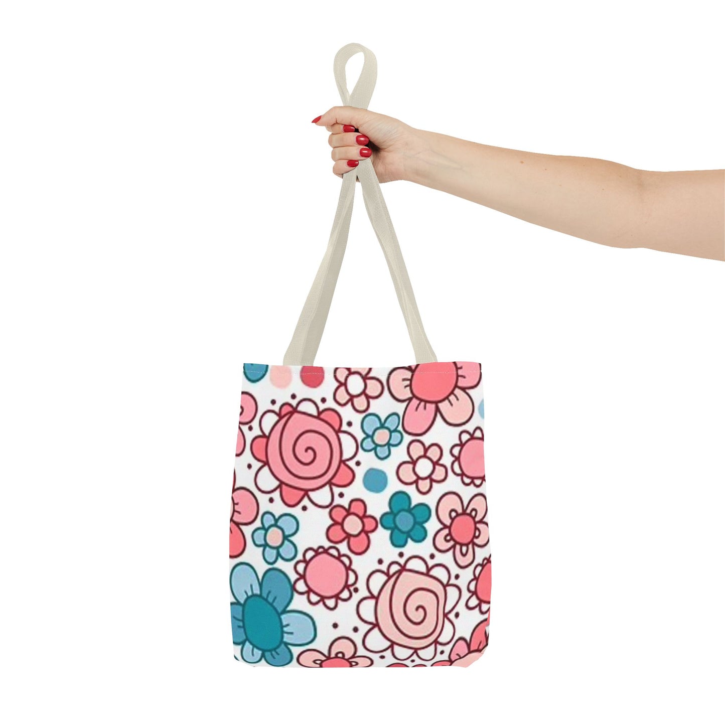 Pink Floral All Over Print BRAND NEW Purse - Pocketbook - Travel Tote Bag