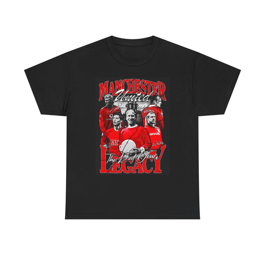 Manchester United Legacy Shirt Apparel BRAND NEW Unisex Heavy Cotton Tee