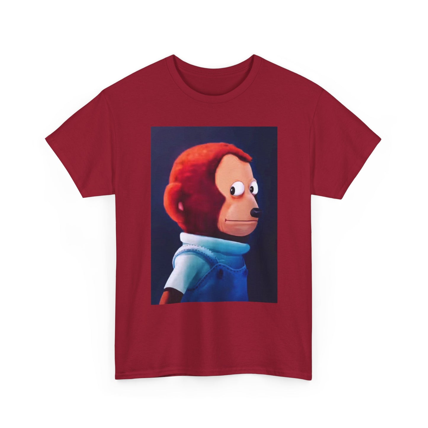 Funny Side Eye Jokes T Shirt MEME Comedy Cartoon Painting Unisex Heavy Cotton