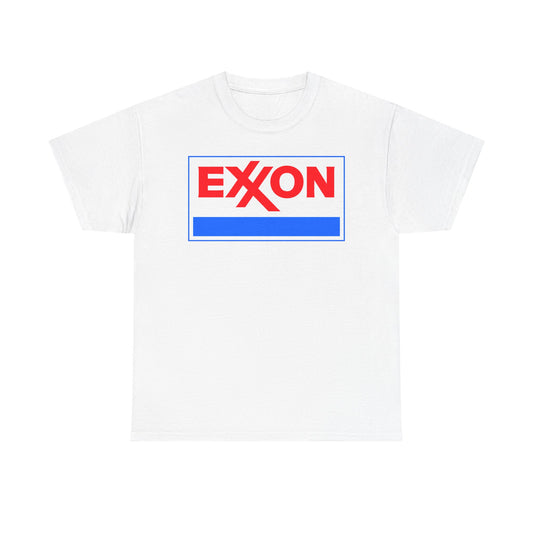 Exxon Graphic T Shirt Vintage Gas Logo Unisex Heavy Cotton Tee