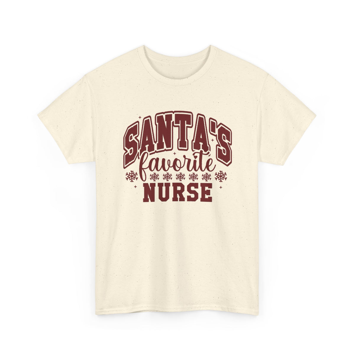 Santa's Favorite Nurse T-Shirt | Christmas Nurse Shirt