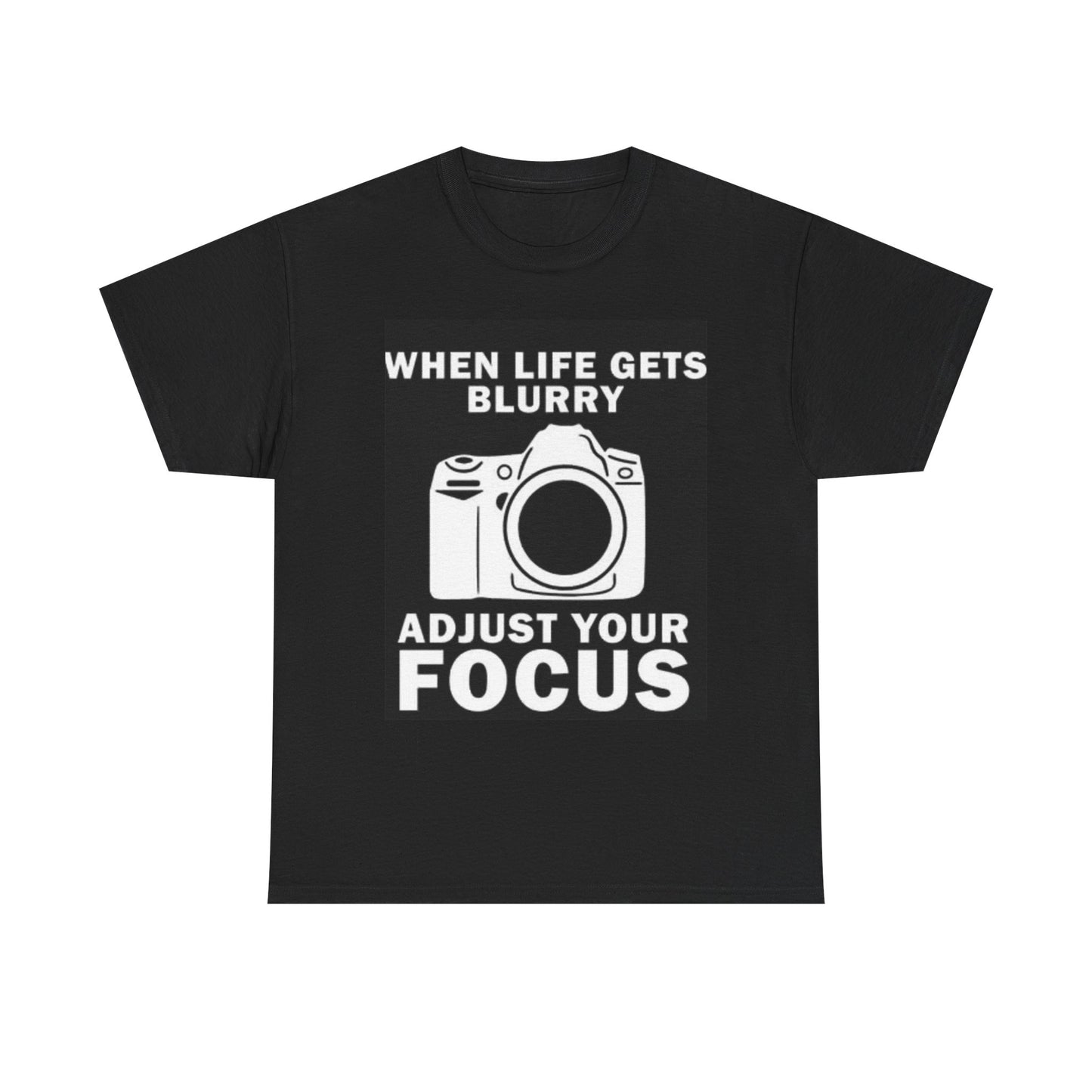 Photography T Shirt Funny Camera Graphic Unisex Heavy Cotton Tee