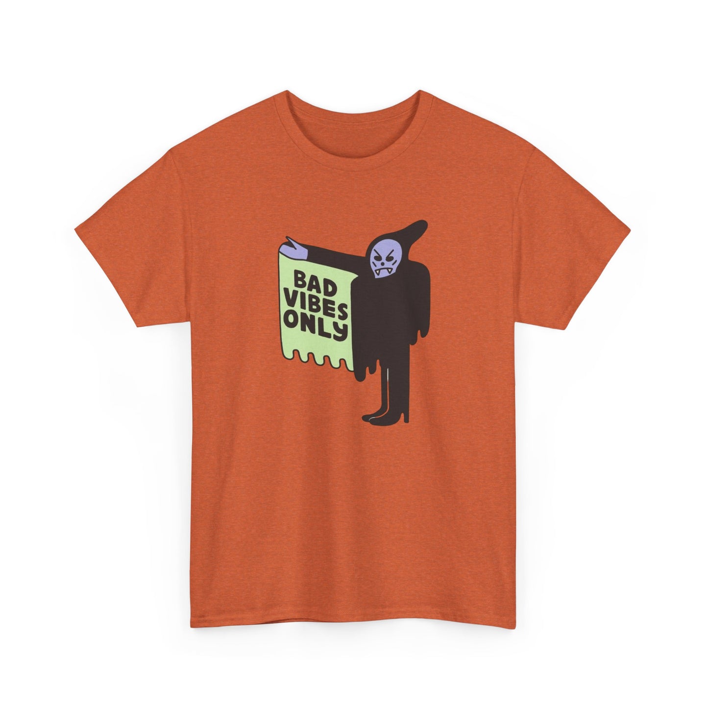 Bad Vibes Only Graphic T Shirt NEW Adult Tee