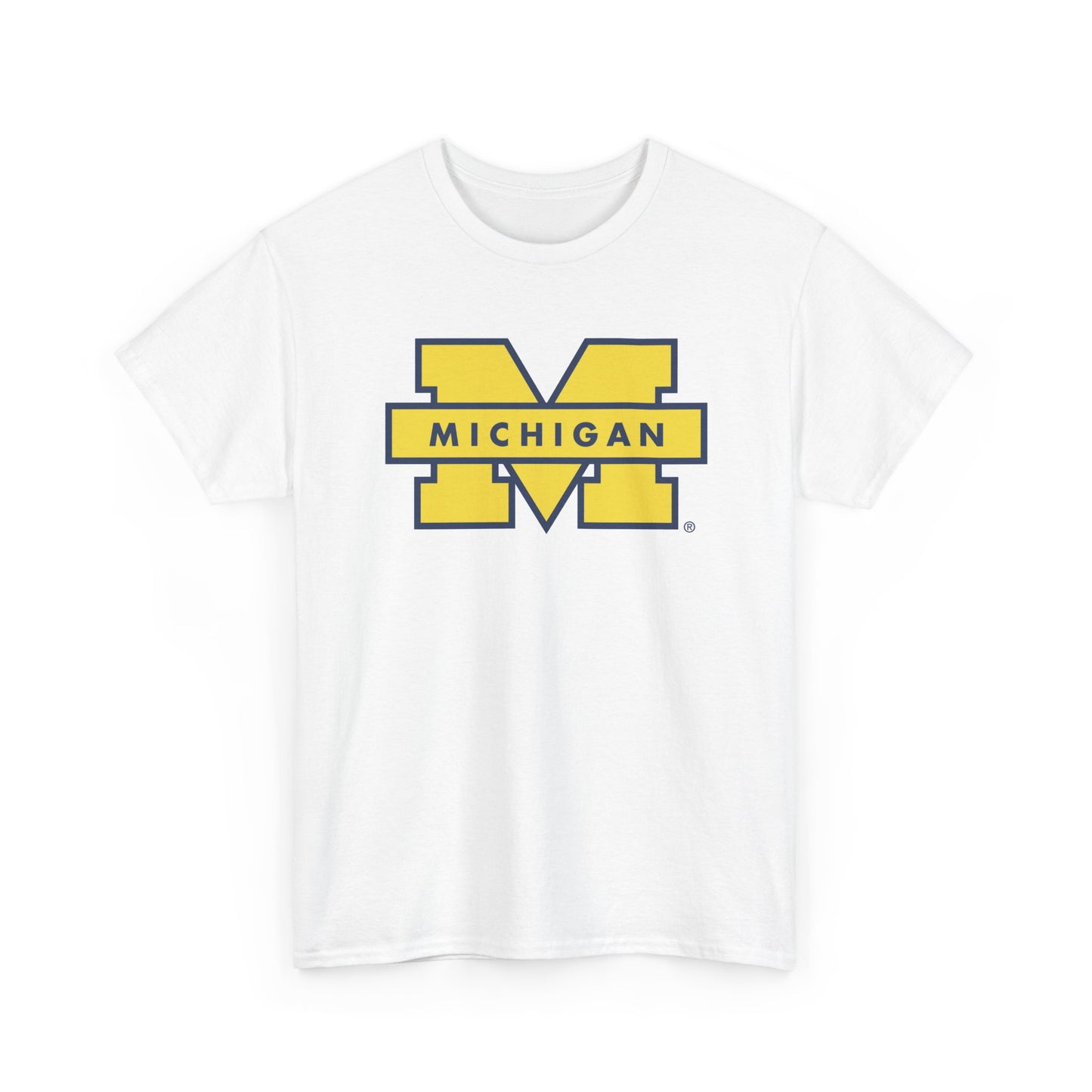 Michigan U State Logo BRAND NEW Apparel T Shirt Unisex Unisex Heavy Cotton Tee