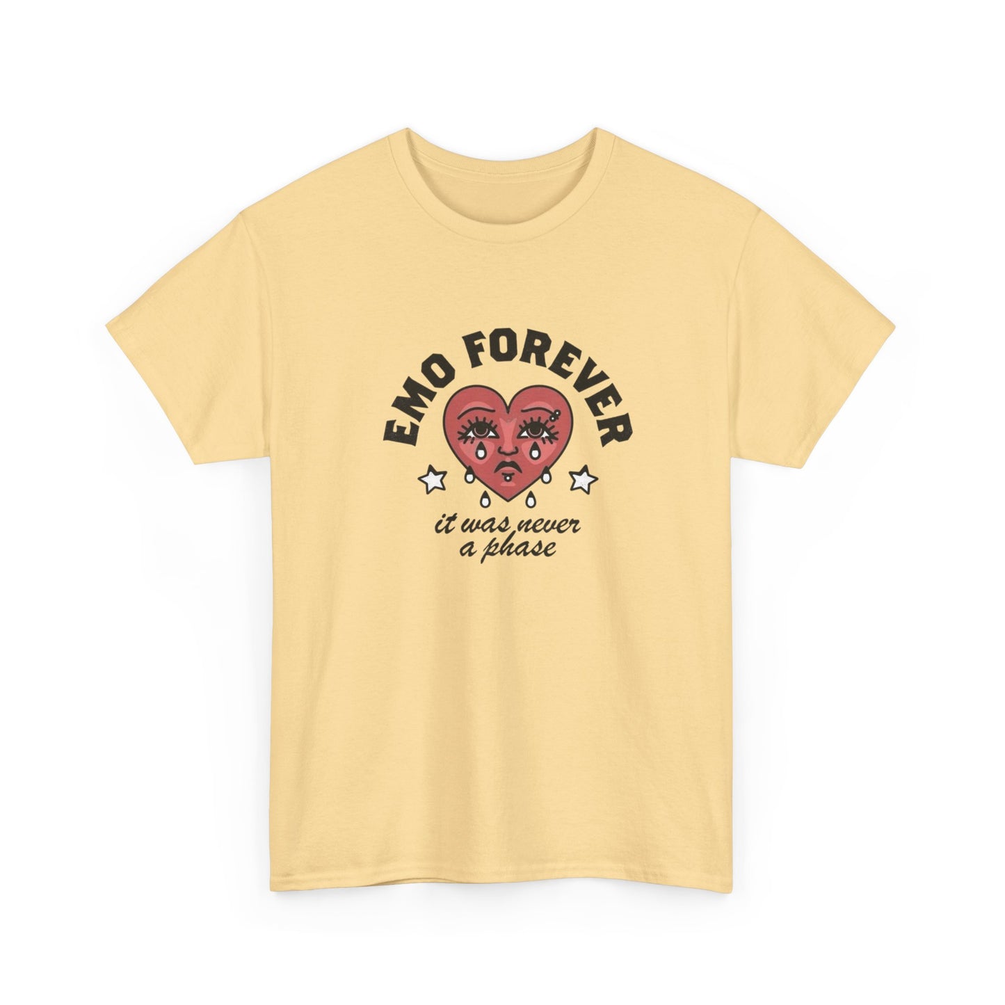 Emo Forever Graphic T Shirt Unisex Heavy Cotton Tee Gift