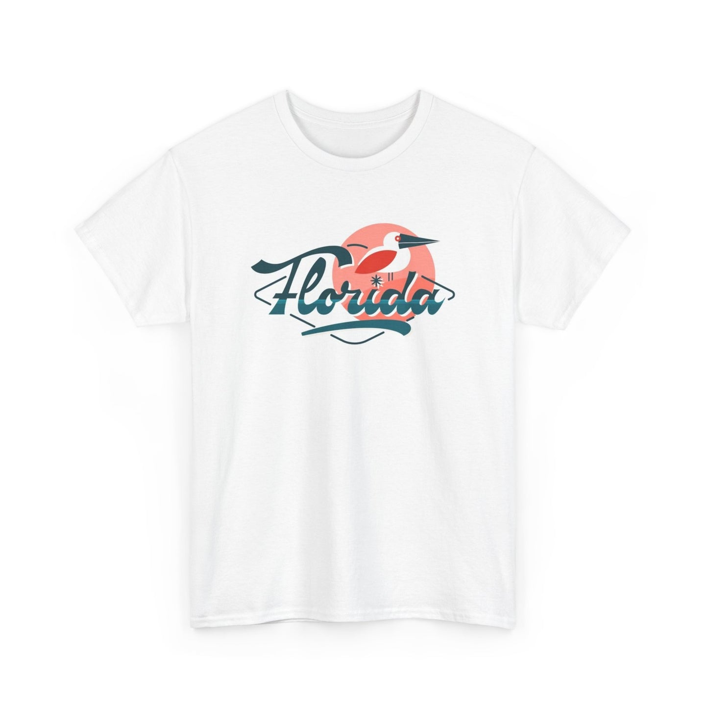 Florida Beach State Logo BRAND NEW Apparel T Shirt Unisex Unisex Heavy Cotton