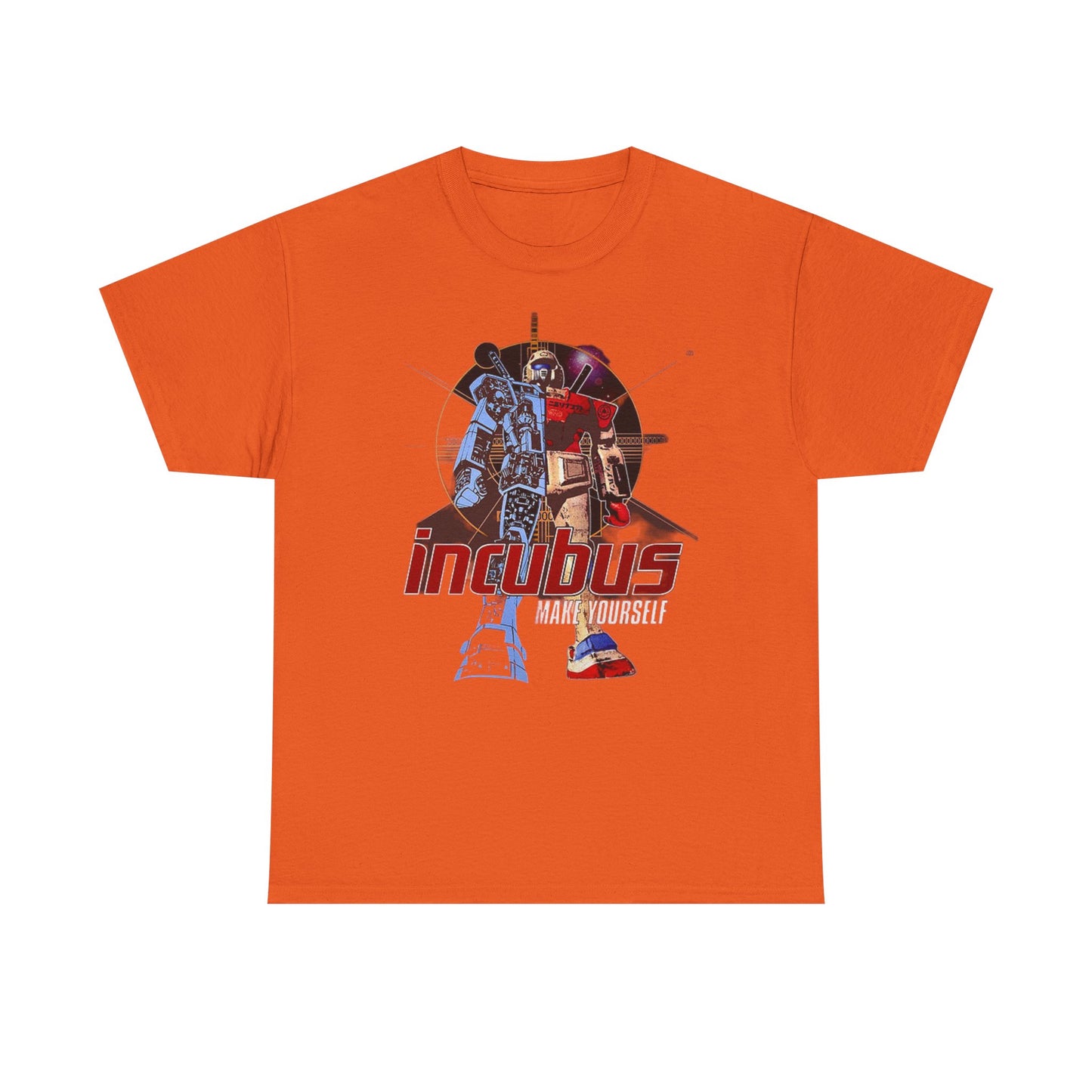 Incubus T-shirt vintage rock band retro metal Unisex Heavy Cotton Tee