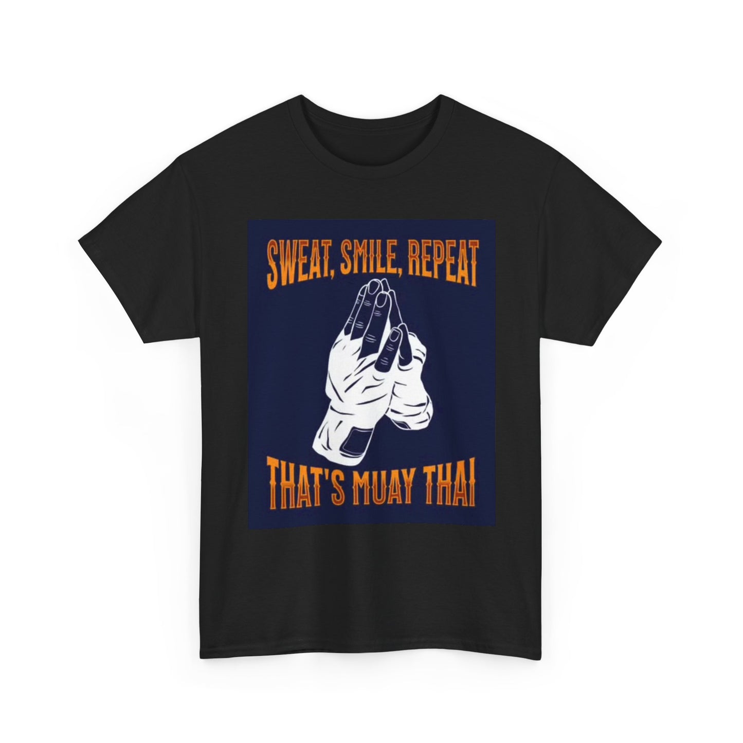 Muay Thai Graphic T Shirt Gym Gear Fighting Unisex Heavy Cotton Tee