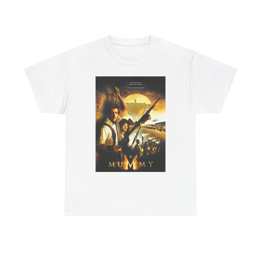 The Mummy Poster T Shirt Retro Movie 90s Vintage Unisex Heavy Cotton Tee