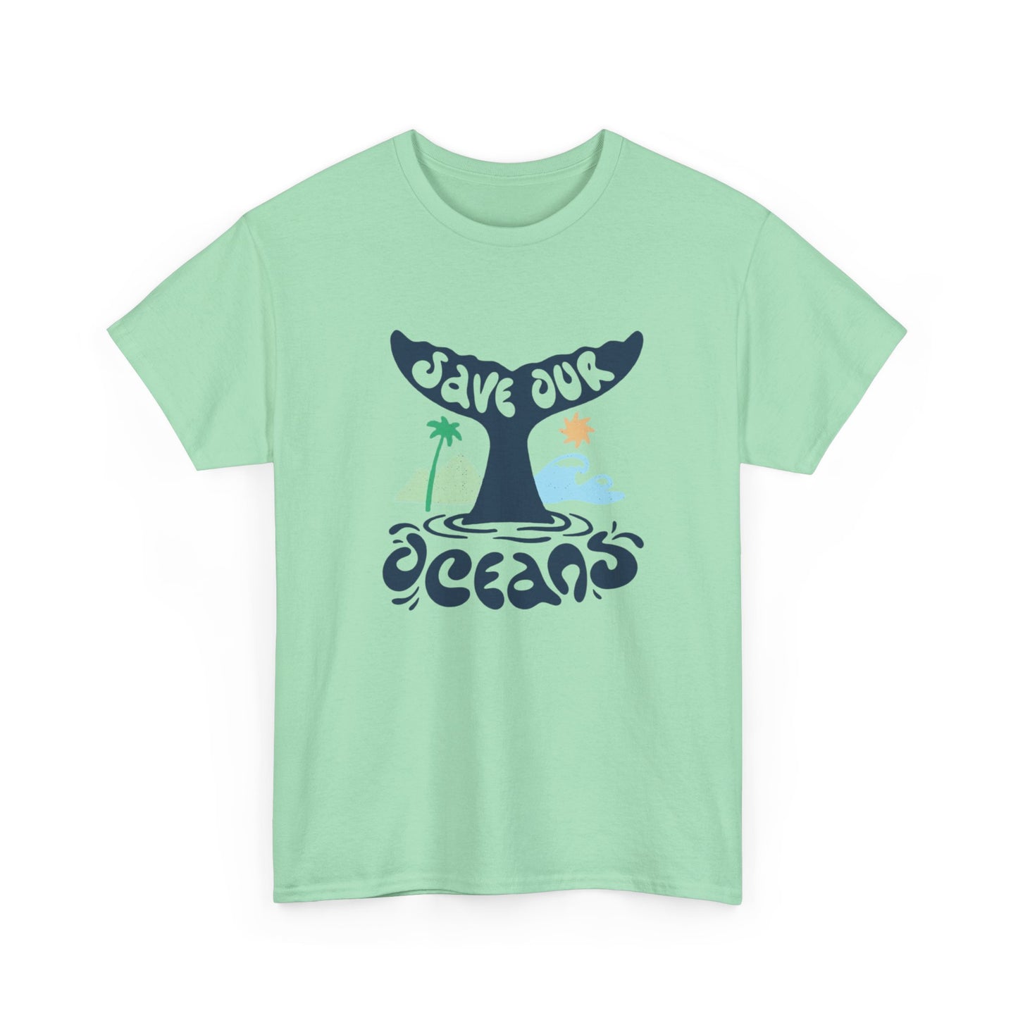Save Our Oceans Graphic T Shirt Adult NEW