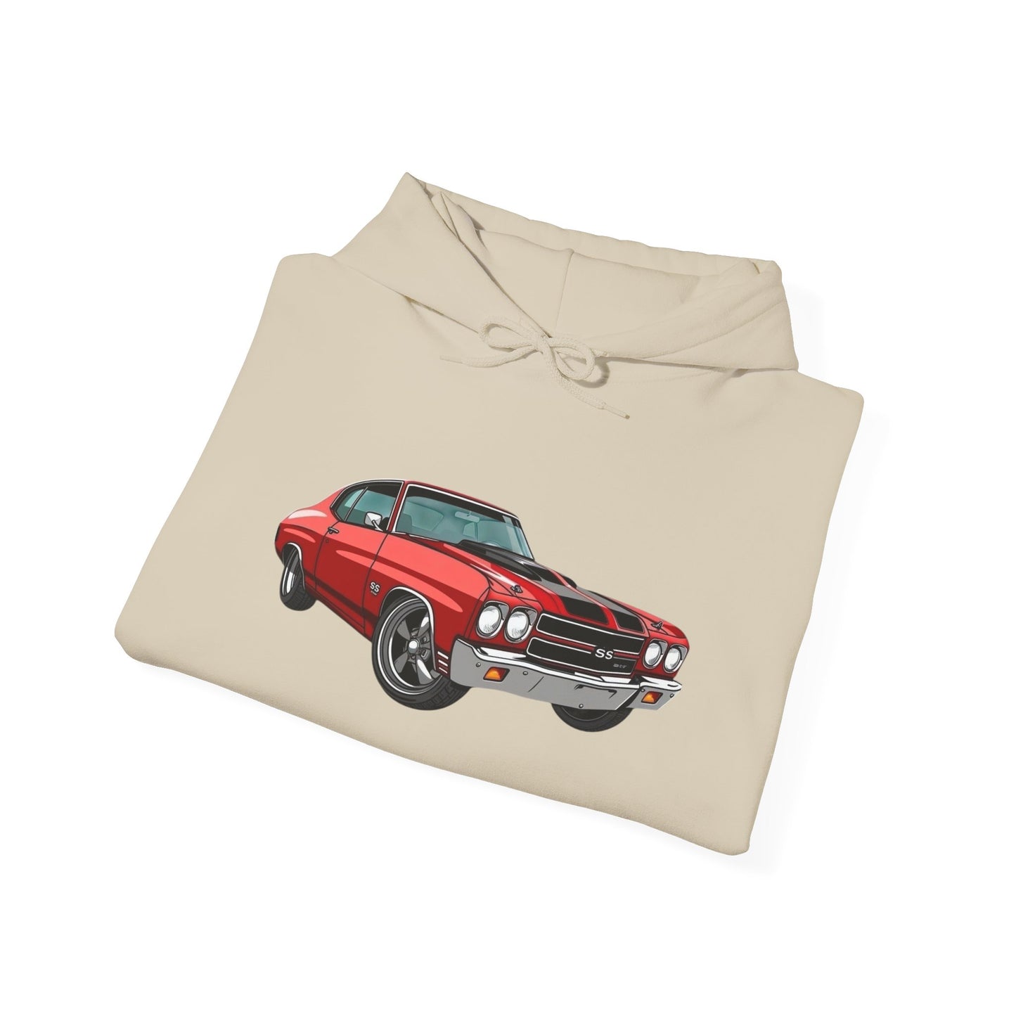 Chevelle SS Retro Muscle Classic Graphic Hoodie NEW Heavy Hooded Sweatshirt