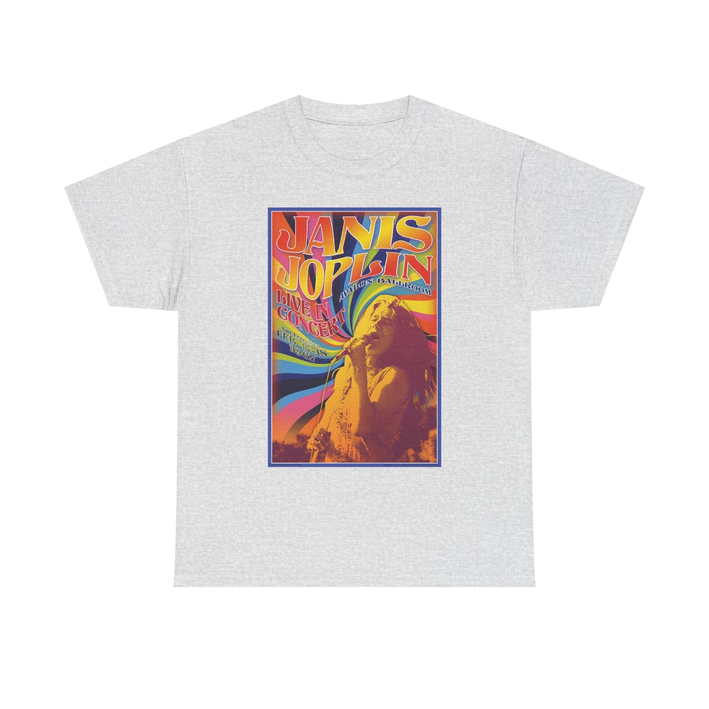 Janis Joplin 1967 T Shirt BRAND NEW Apparel Unisex Graphic Tee USA