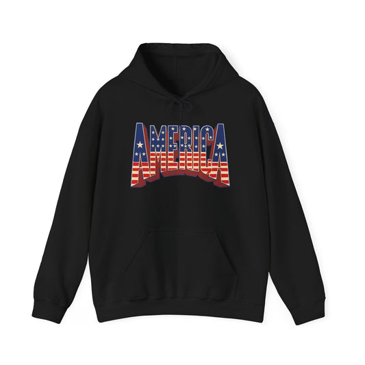 America Stars And Stripes Hoodie NEW ADULT Unisex Hooded Sweatshirt