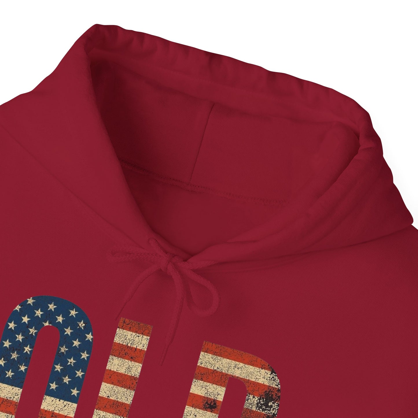 OLD American Flag Retro Graphic Hoodie Men's Heavy Blend™ Hooded Sweatshirt