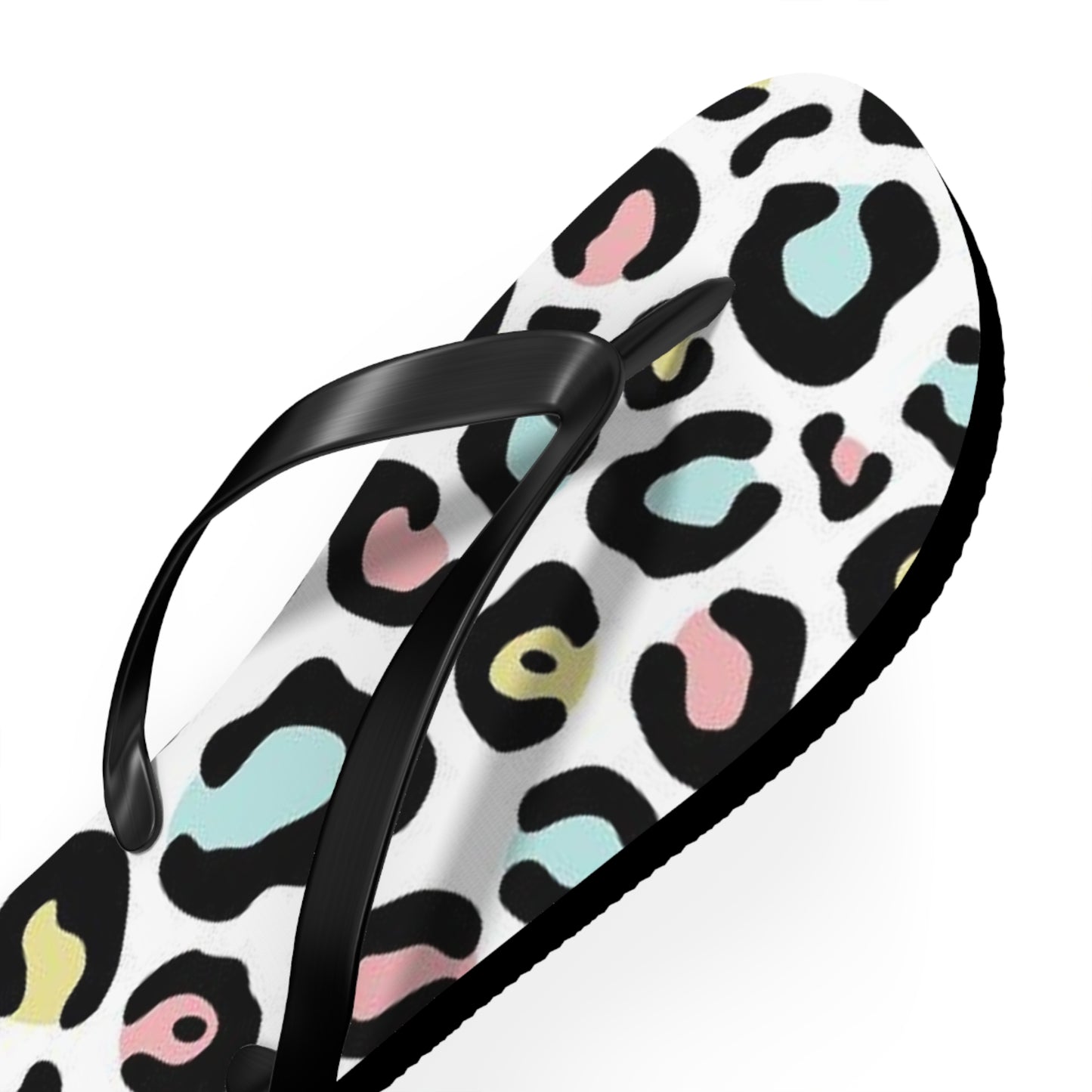 Fruity Cheetah Beach Sandals, Slides for Summer, Flip Flops, Water Resistant