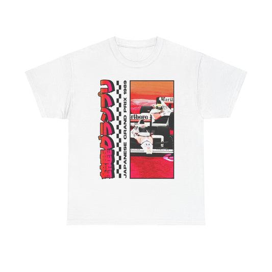 Japanese Gran Prix Racing Graphic T Shirt Vintage Unisex Heavy Cotton Tee