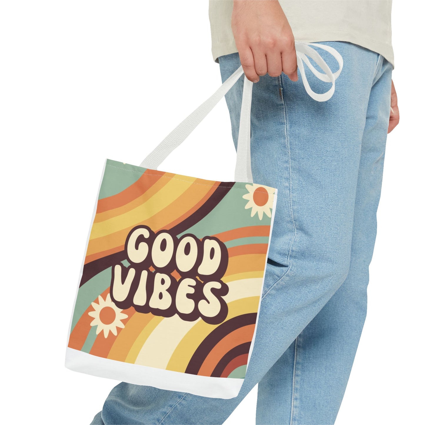Good Vibes BRAND NEW BEACH Tote Bag (AOP)