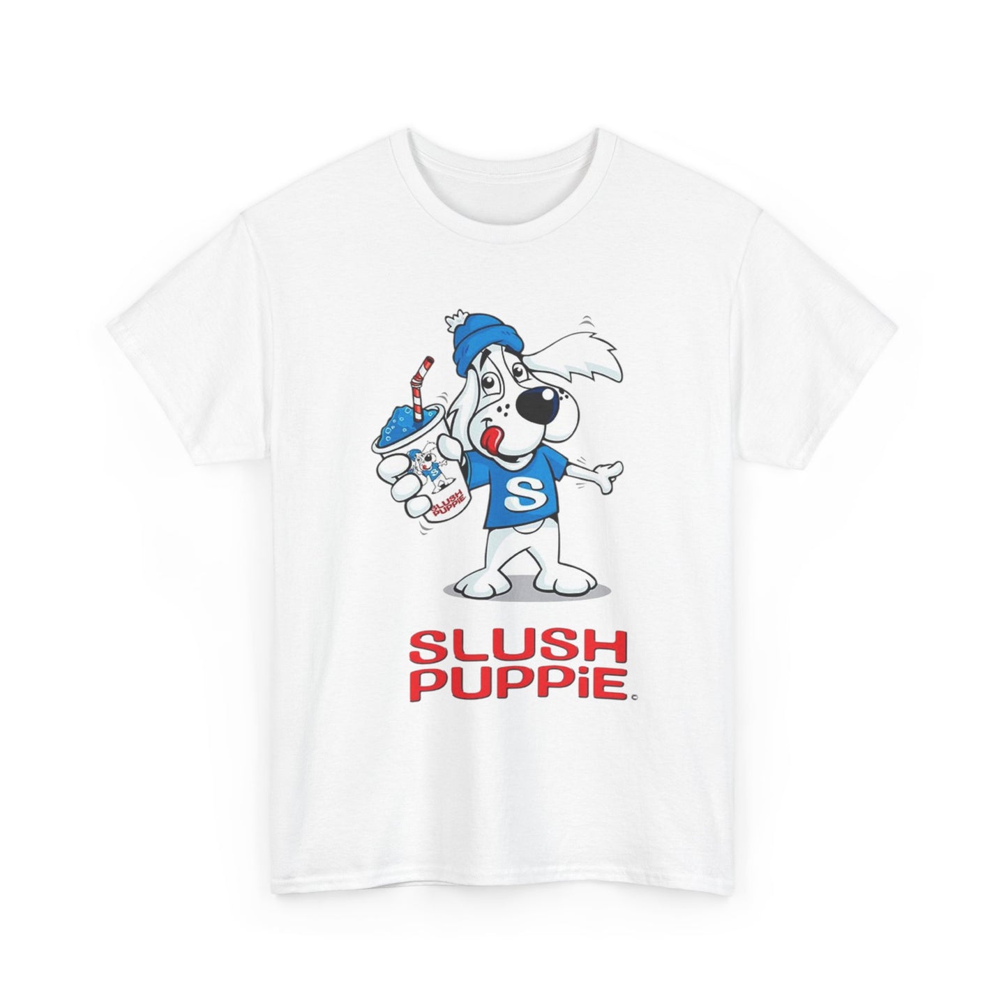 Slush Puppie Vintage Logo Graphic T Shirt S-5XL NEW Unisex Heavy Cotton Tee