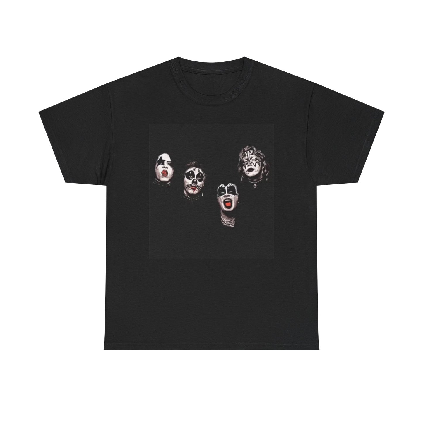 Kiss Vintage Graphic T Shirt Poster Retro Rock Unisex Heavy Cotton Tee