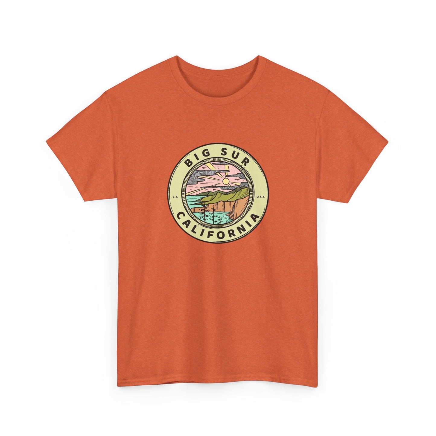 Big Sur California Graphic T Shirt NEW Adult Tee