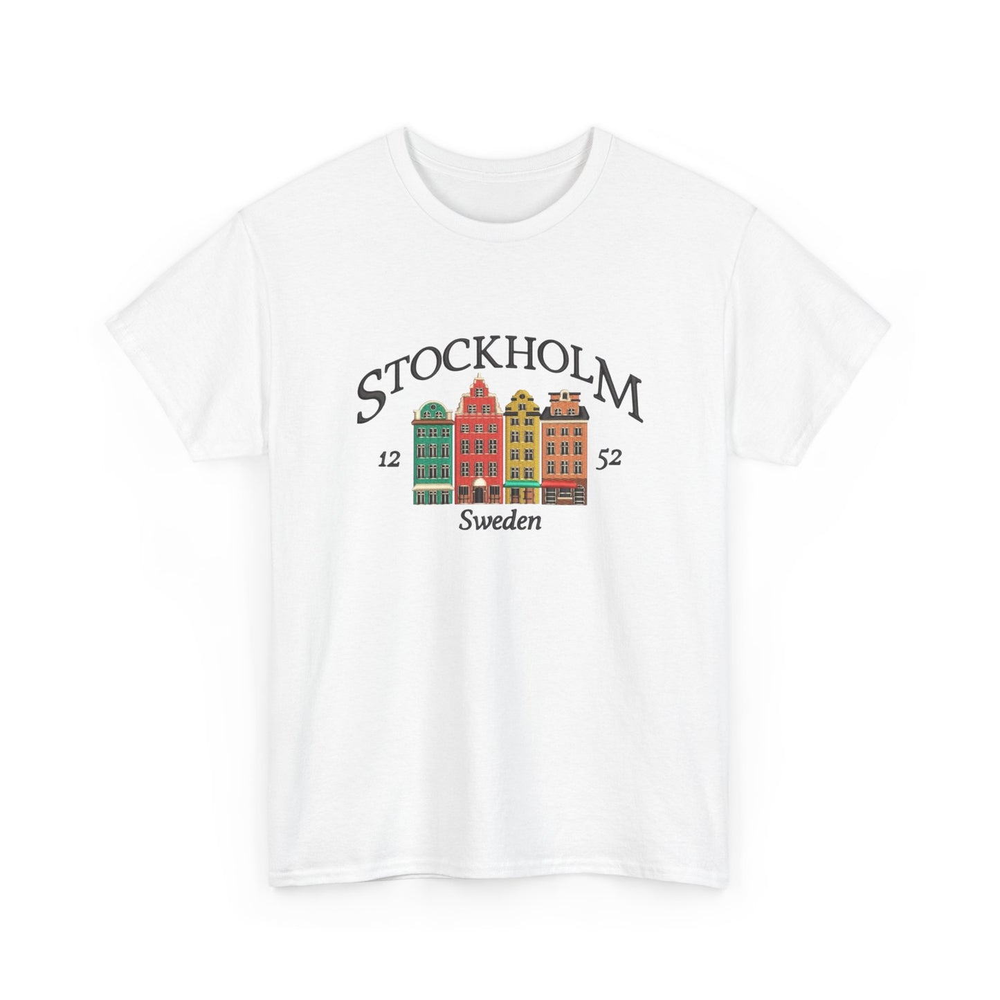 Stockholm Sweden Graphic T Shirt NEW Unisex Heavy Cotton Tee