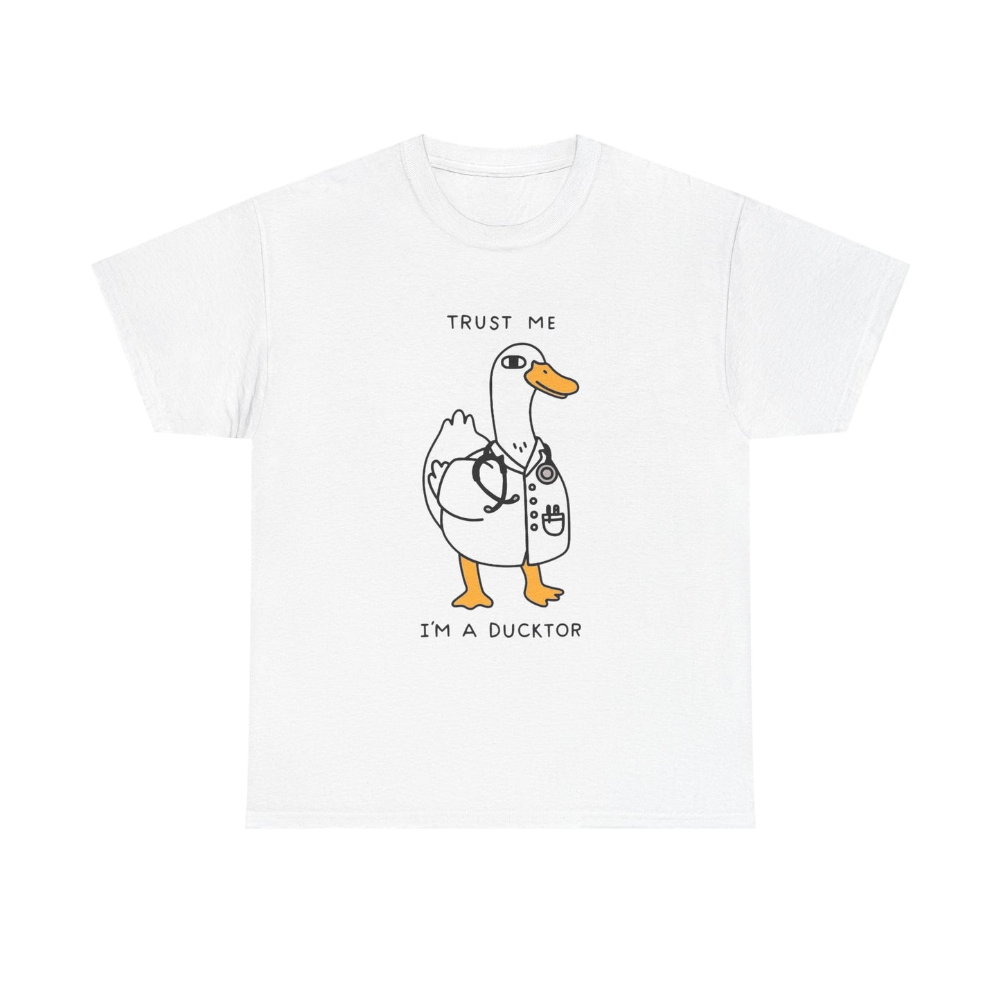 Trust Me I'm A Ducktor Graphic T-Shirt Men's Women's Heavy Cotton Tee NEW GIFT
