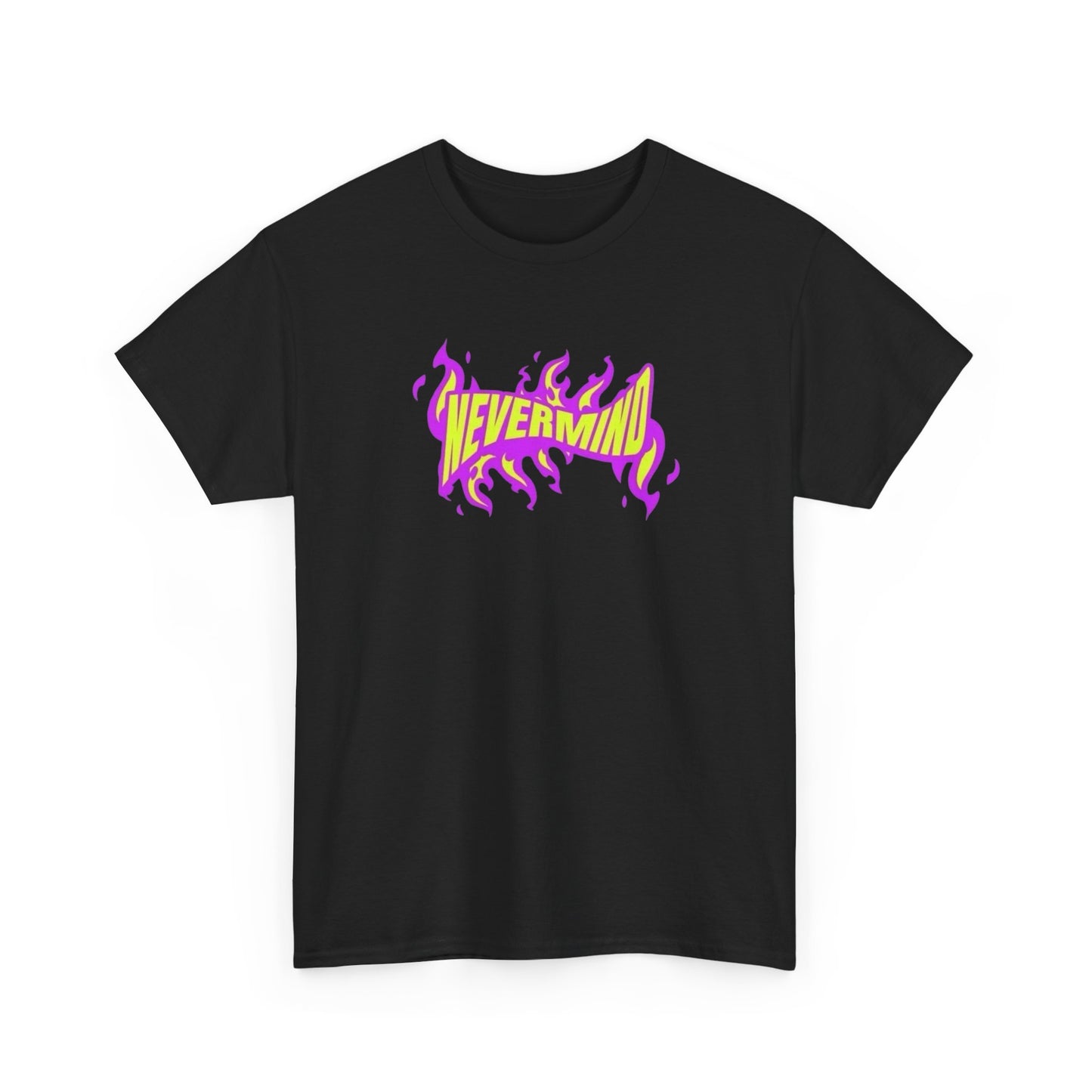 Nevermind Skateboarding Graphic T-Shirt Unisex Heavy Cotton Tee
