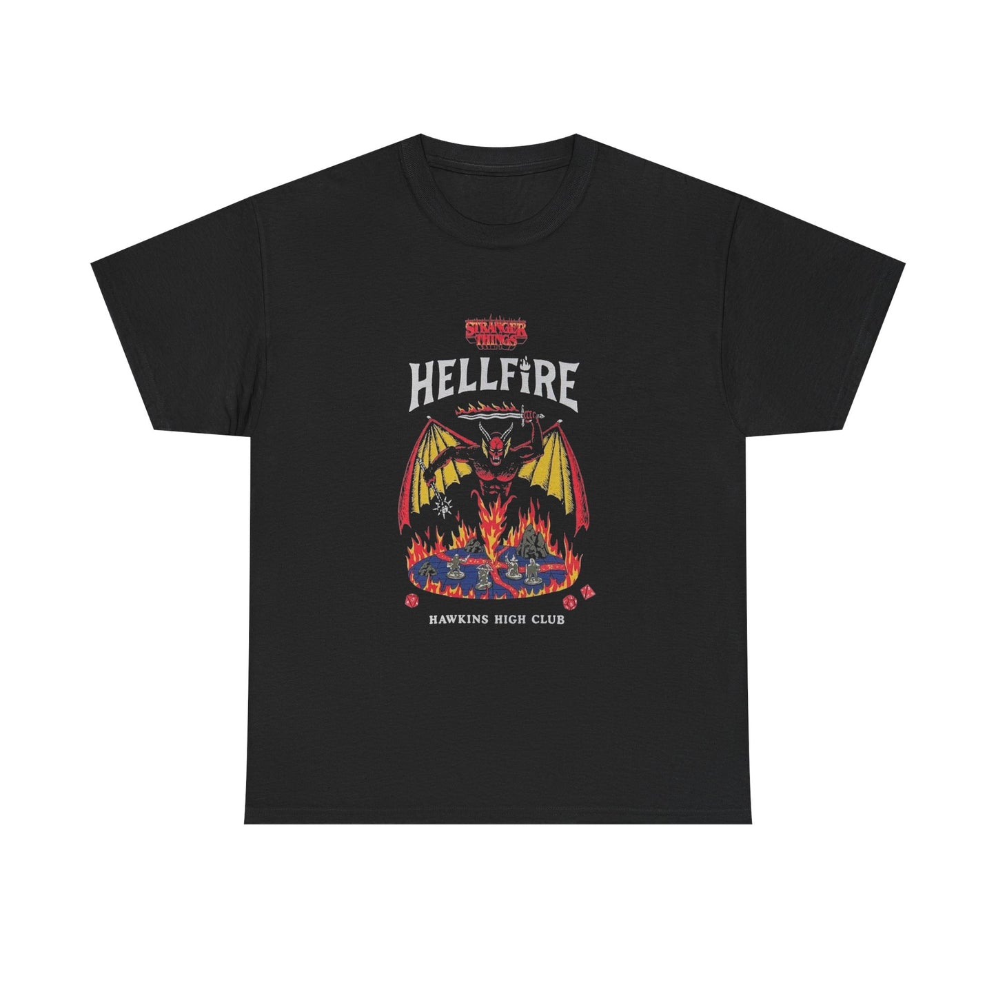 Hawkins High Club Graphic T Shirt Unisex Heavy Cotton Tee