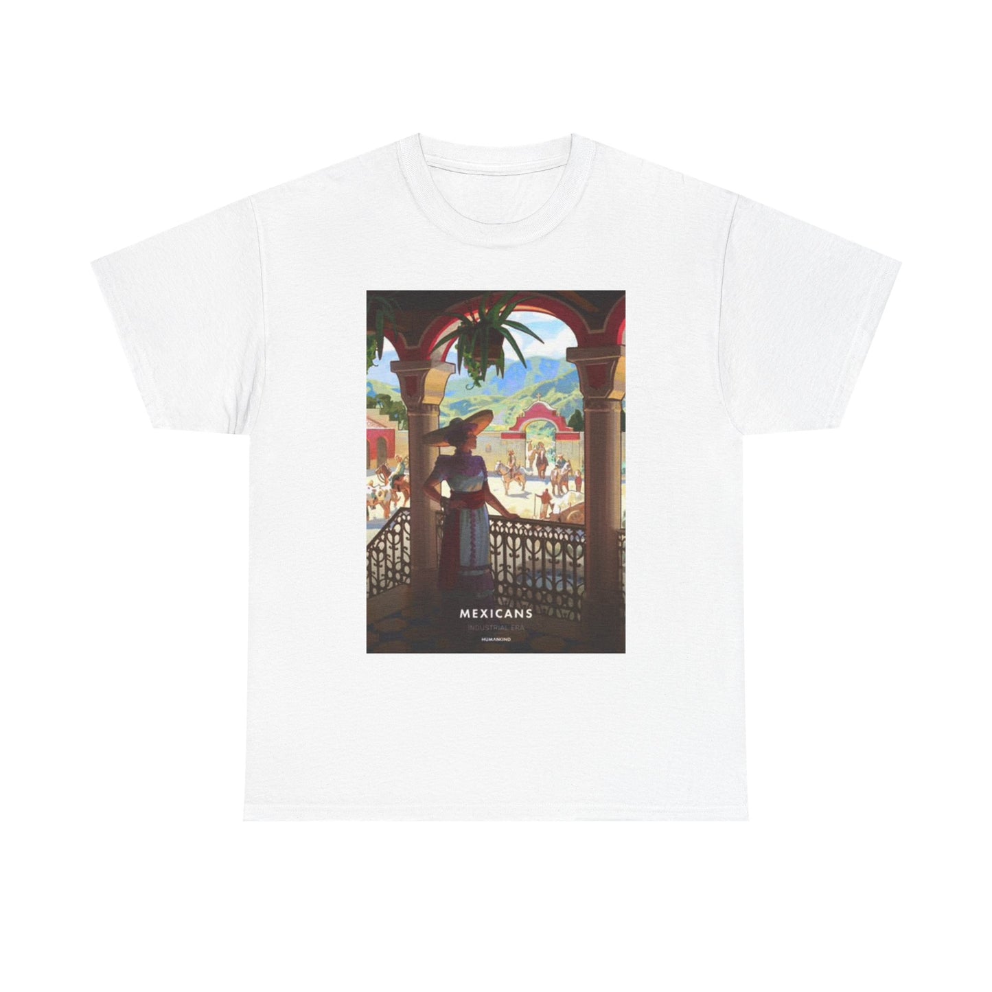 Day Of The Dead Graphic T Shirt Retro Art Mexico Vintage Heavy Cotton Tee