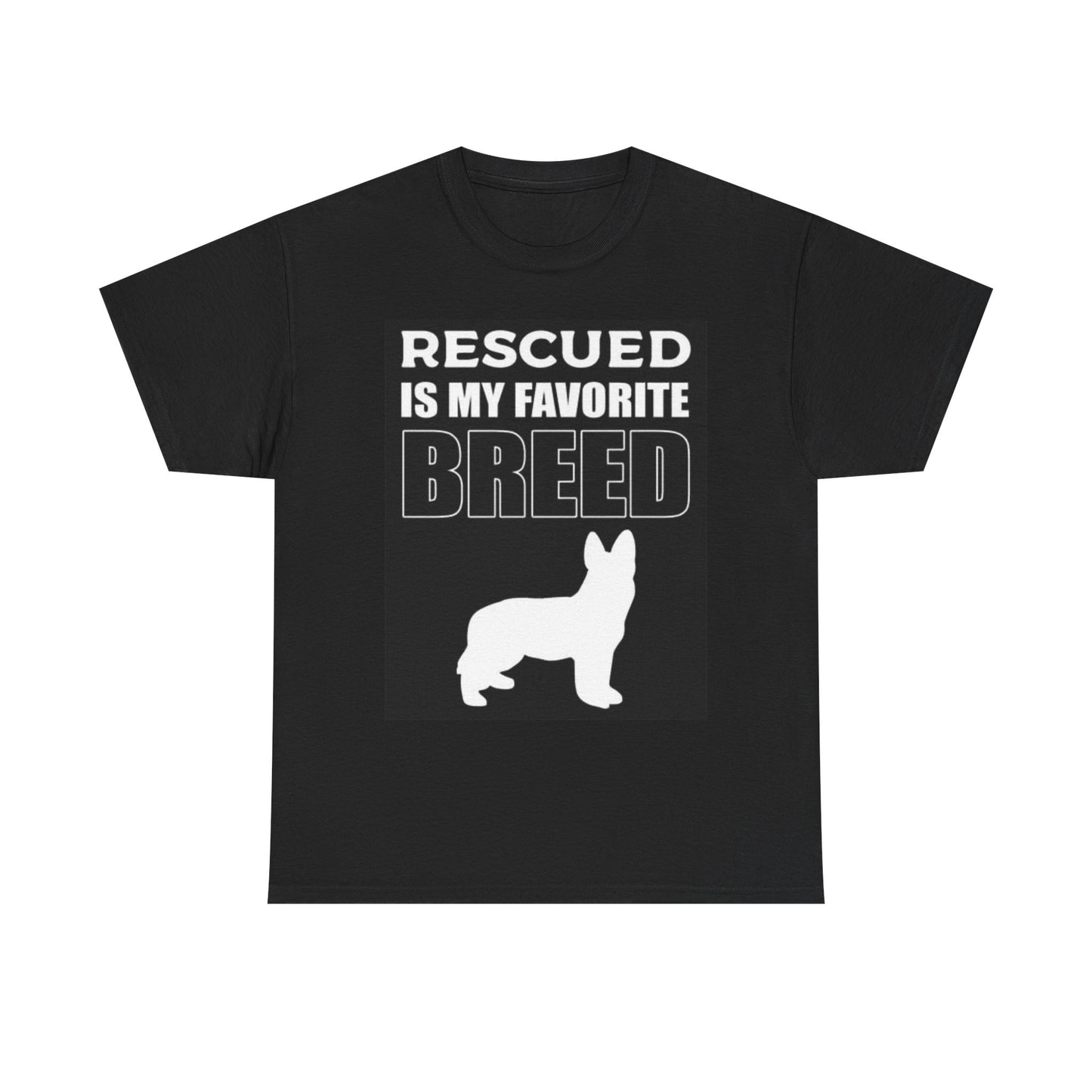 Rescue Dogs Shirt Rescue Is My Favorite Dog Lover Animals Unisex Heavy Cotton