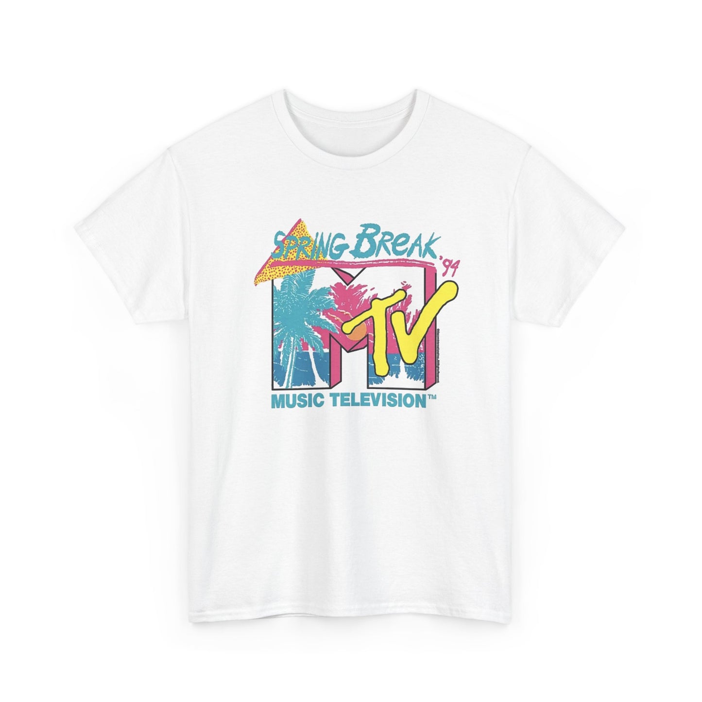 MTV Spring Break 94 Graphic T Shirt Vintage Heavy Cotton Tee