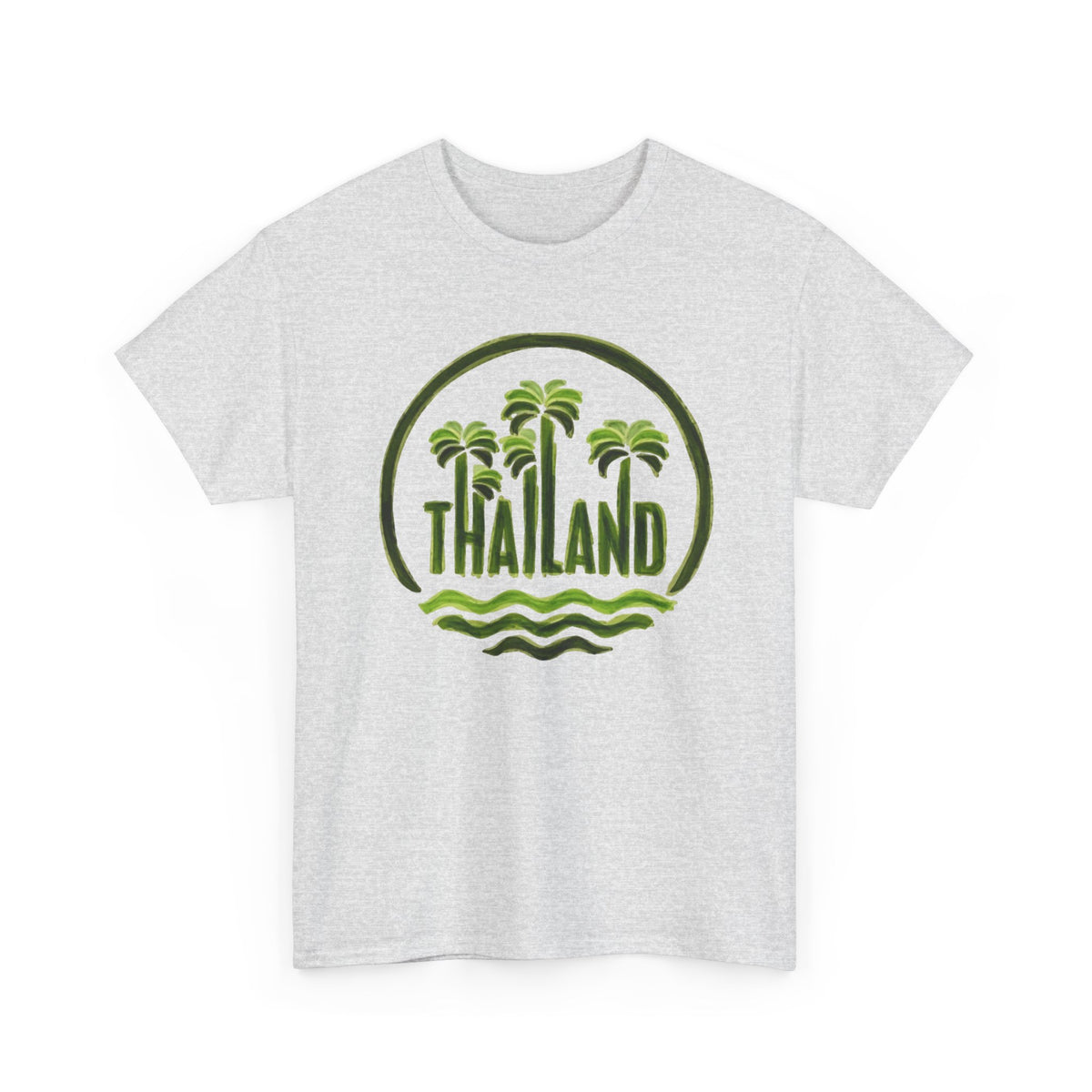 Thailand Palm Tree Wave T-Shirt Men's Graphic Tee