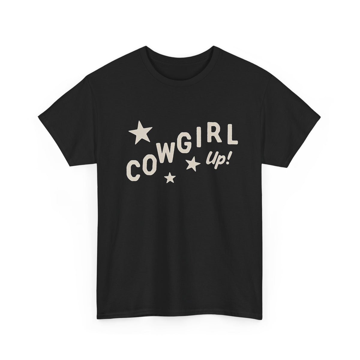 Cowgirl Up Graphic T Shirt Women's Cute Comfy Retro Heavy Cotton Tee