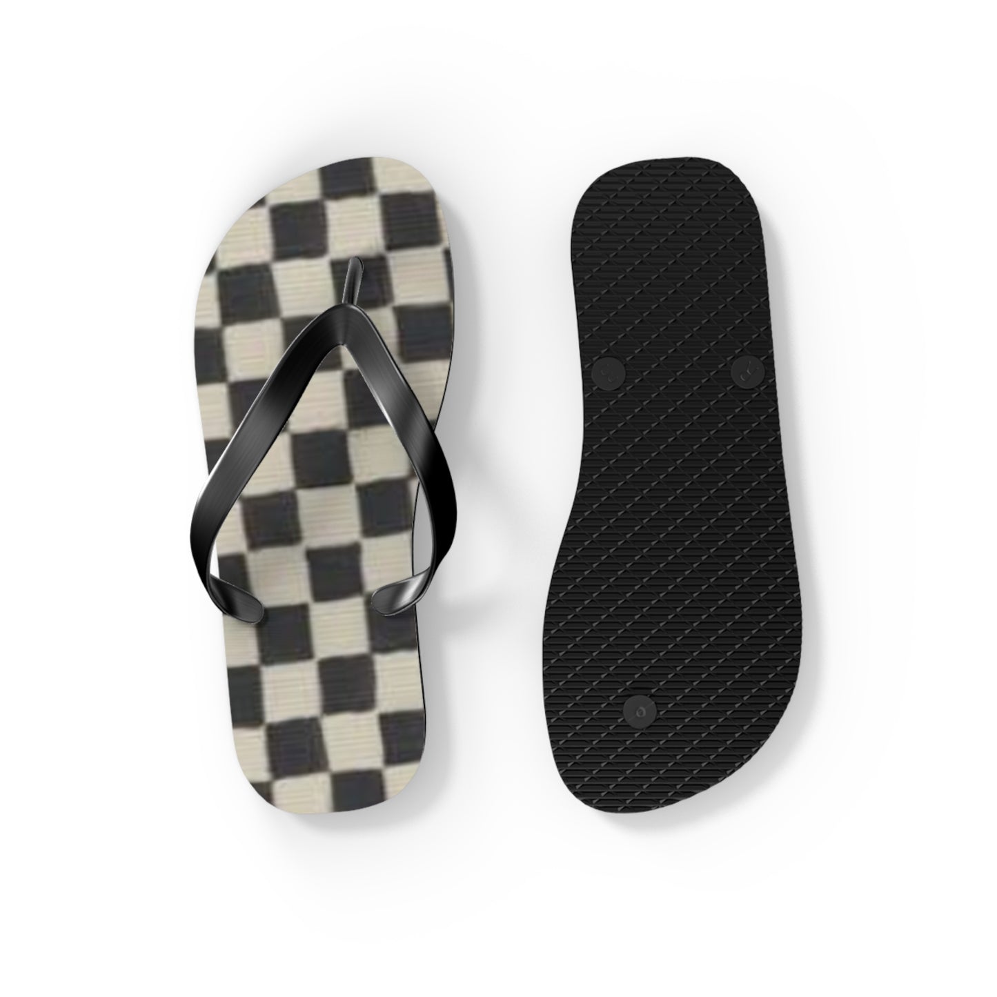 Black And White Sandals, Beach Shoes, Vacation Flip Flops, Pool Slides