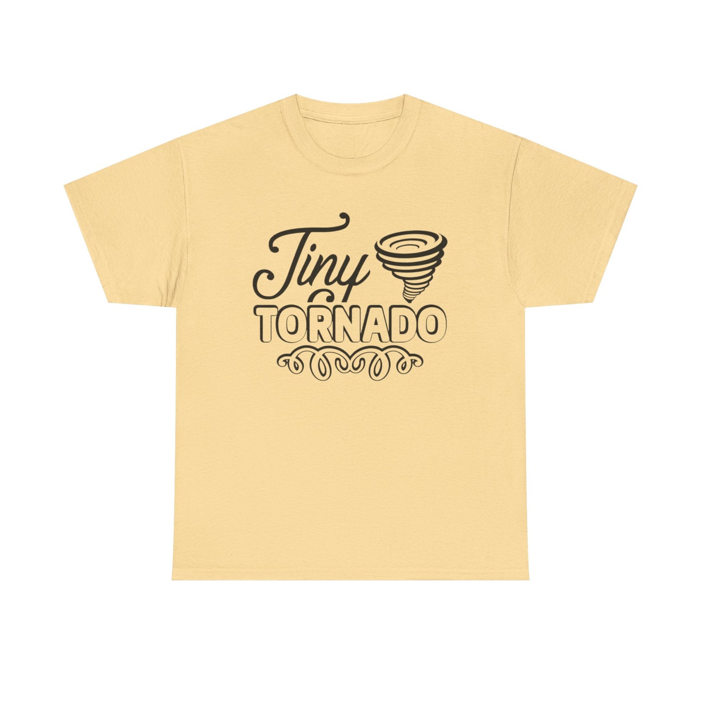 Tiny Tornado Funny Graphic T Shirt Unisex Heavy Cotton Tee