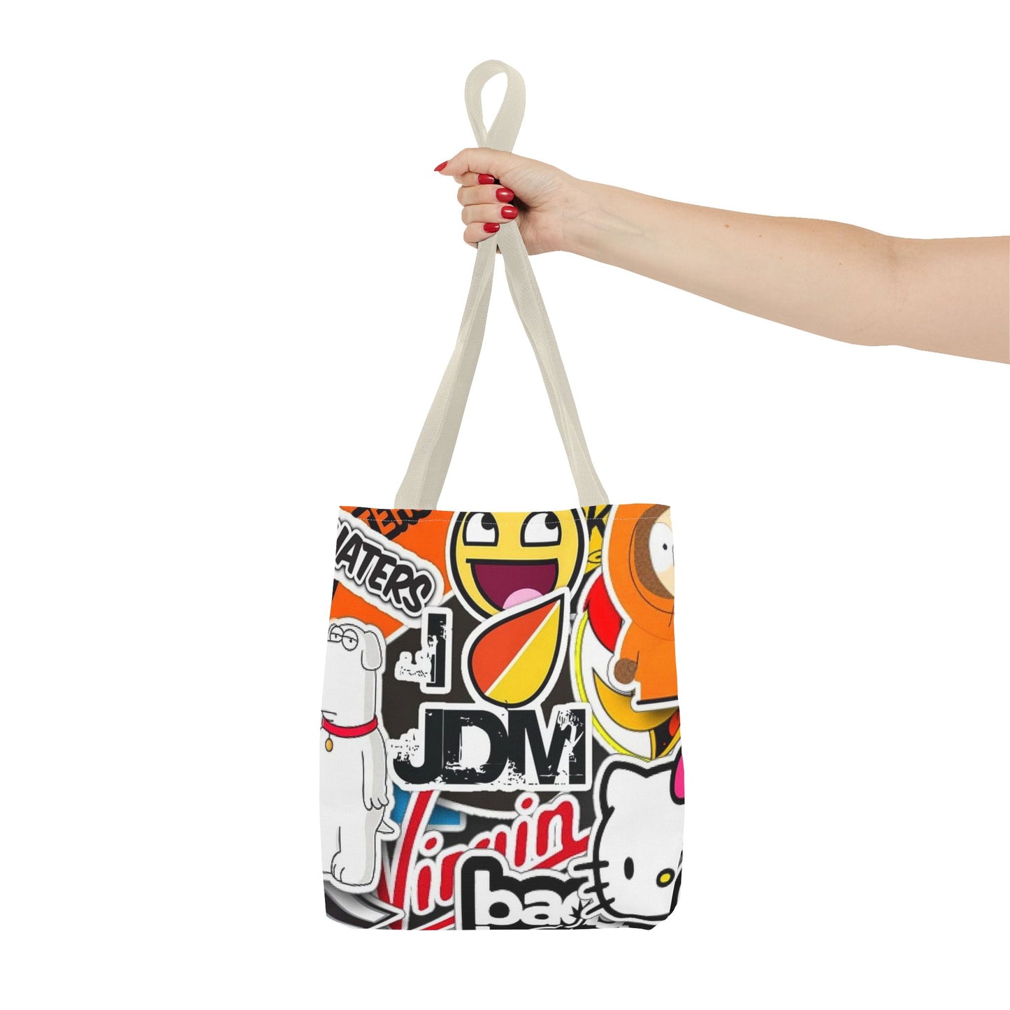 Sticker Print All Over Print BRAND NEW Purse, Pocketbook,Travel Tote Bag
