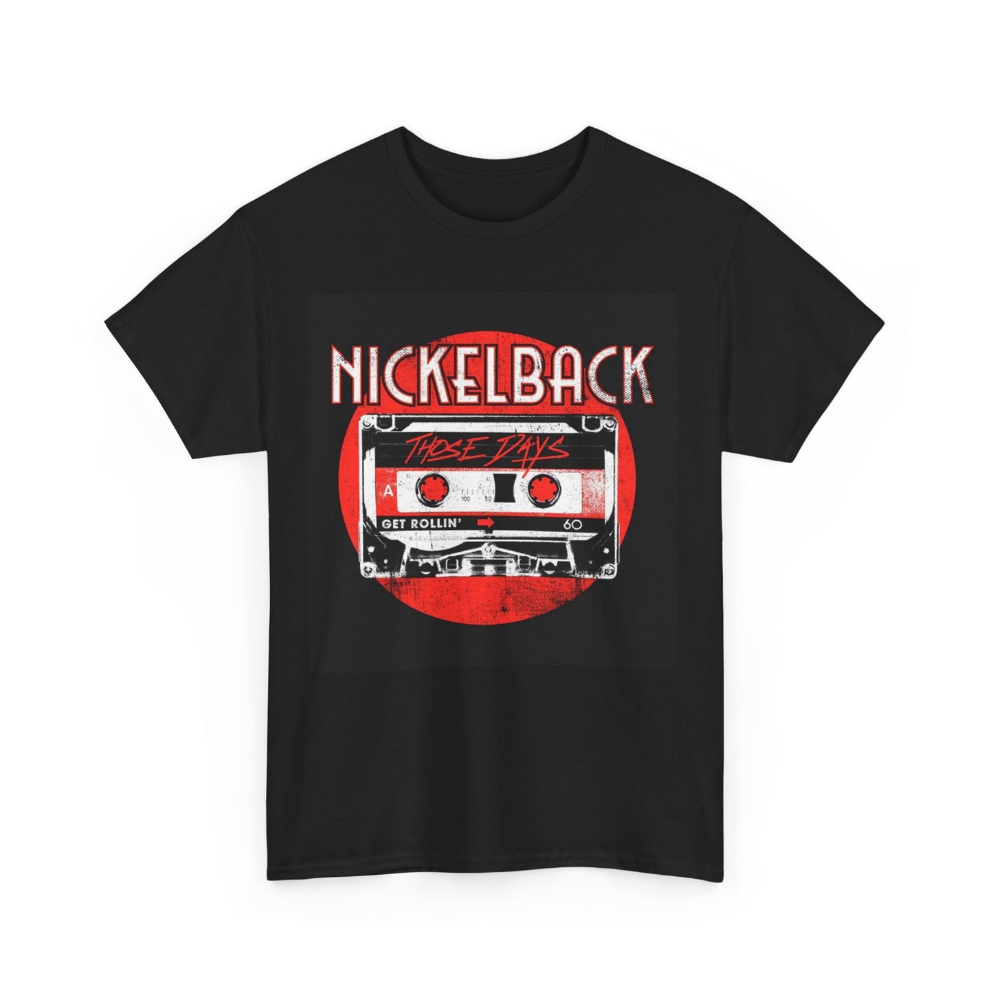 Nickleback T-shirt vintage rock retro country Unisex Heavy Cotton Tee band