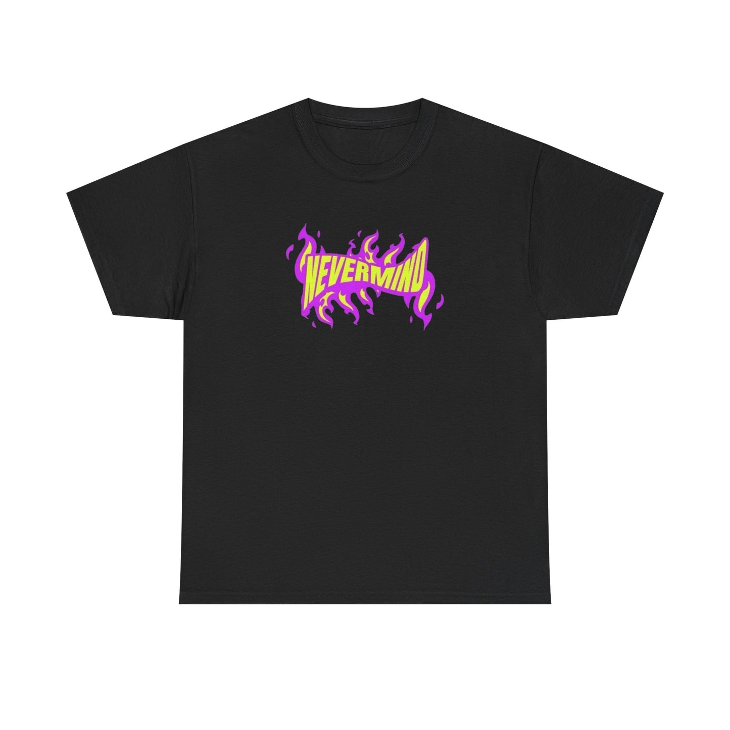 Nevermind Skateboarding Graphic T-Shirt Unisex Heavy Cotton Tee