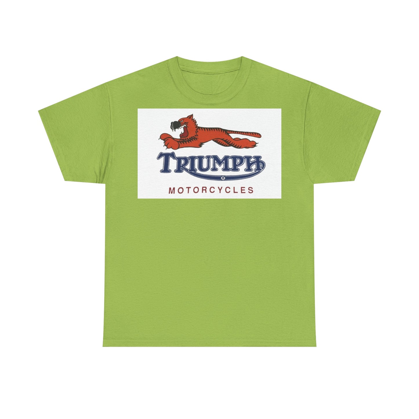 Triumph T-shirt vintage motorcycles nostalgia Tiger Unisex Heavy Cotton Tee