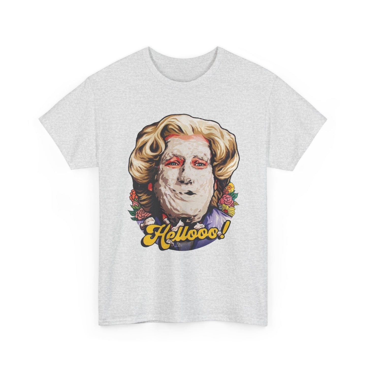 Ms Doubtfire Funny Vintage T-Shirt Men's Women's Heavy Cotton Tee NEW GIFT