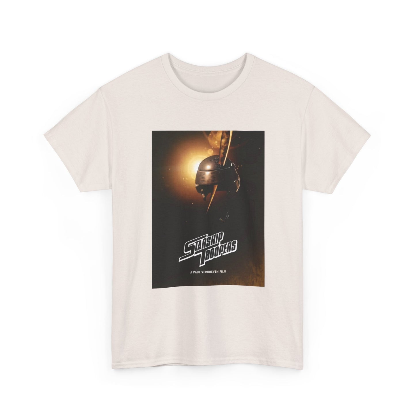 StarShip Troopers Tshirt Retro Action Movie Vintage Unisex Heavy Cotton Tee