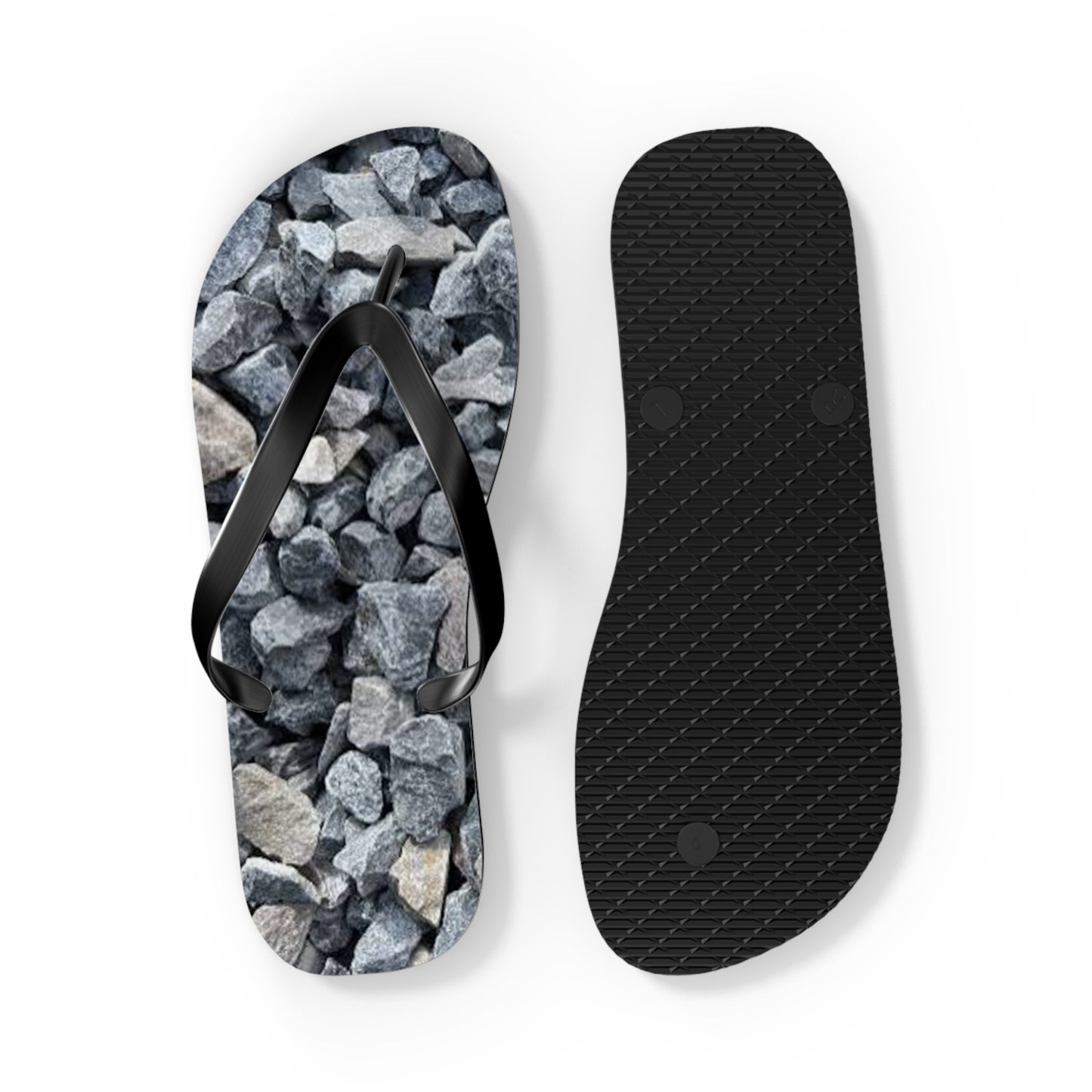 Stones Summer Sandals, Beach Shoes, Vacation Flip Flops, Pool Slides