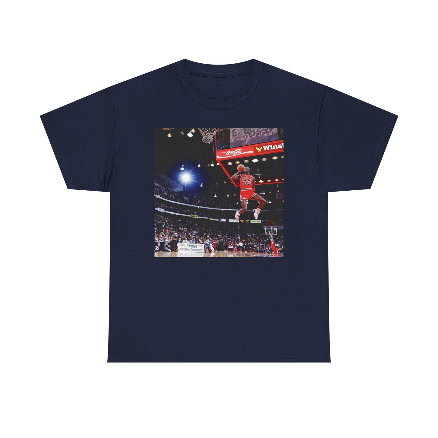Michael Jordan Graphic T Shirt Retro Dunk Contest Unisex Heavy Cotton Tee