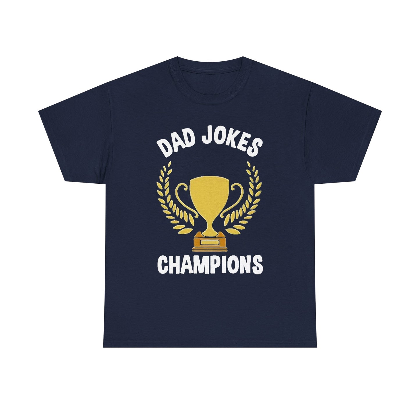 Dad Jokes Champion T SHIRT Retro Funny Jokes GIFT Unisex Heavy Cotton Tee