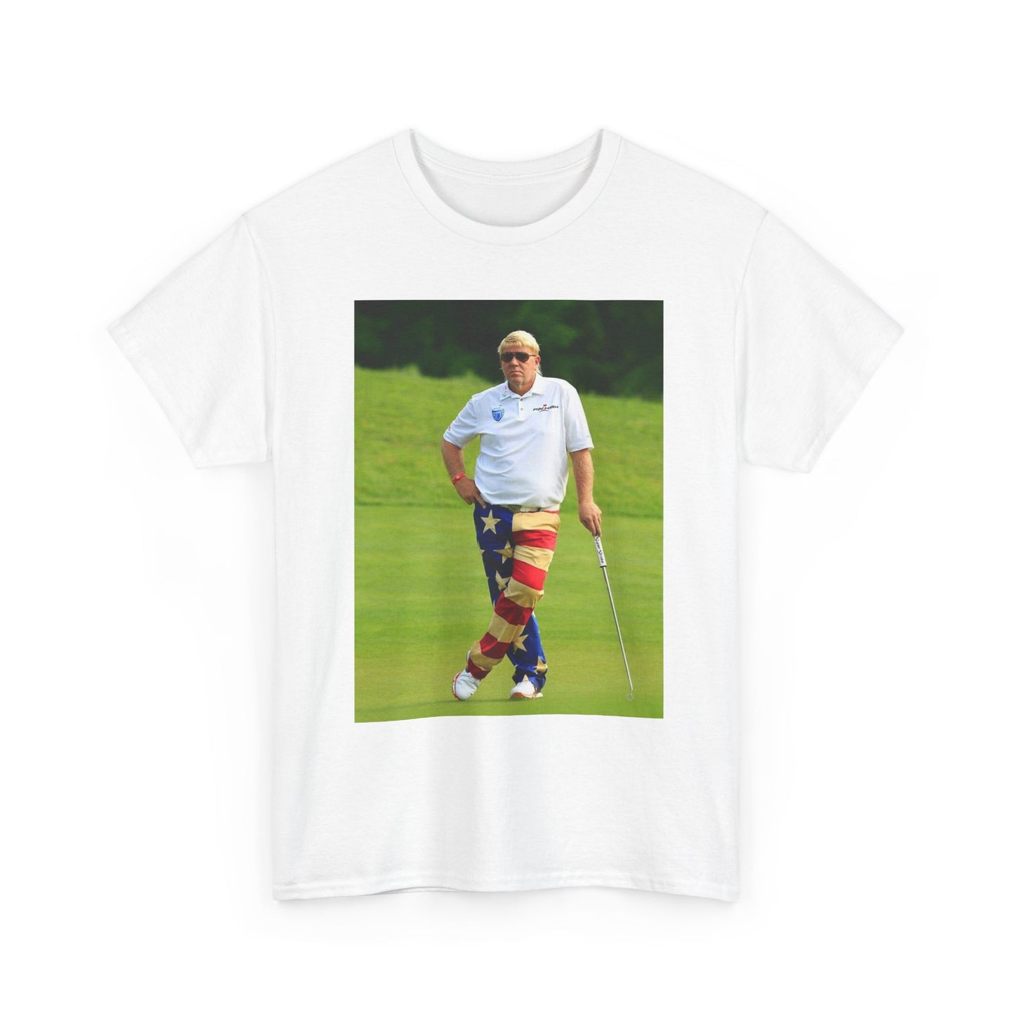 John Daly Vintage Golfing Graphic T Shirt Men's Heavy Cotton Tee