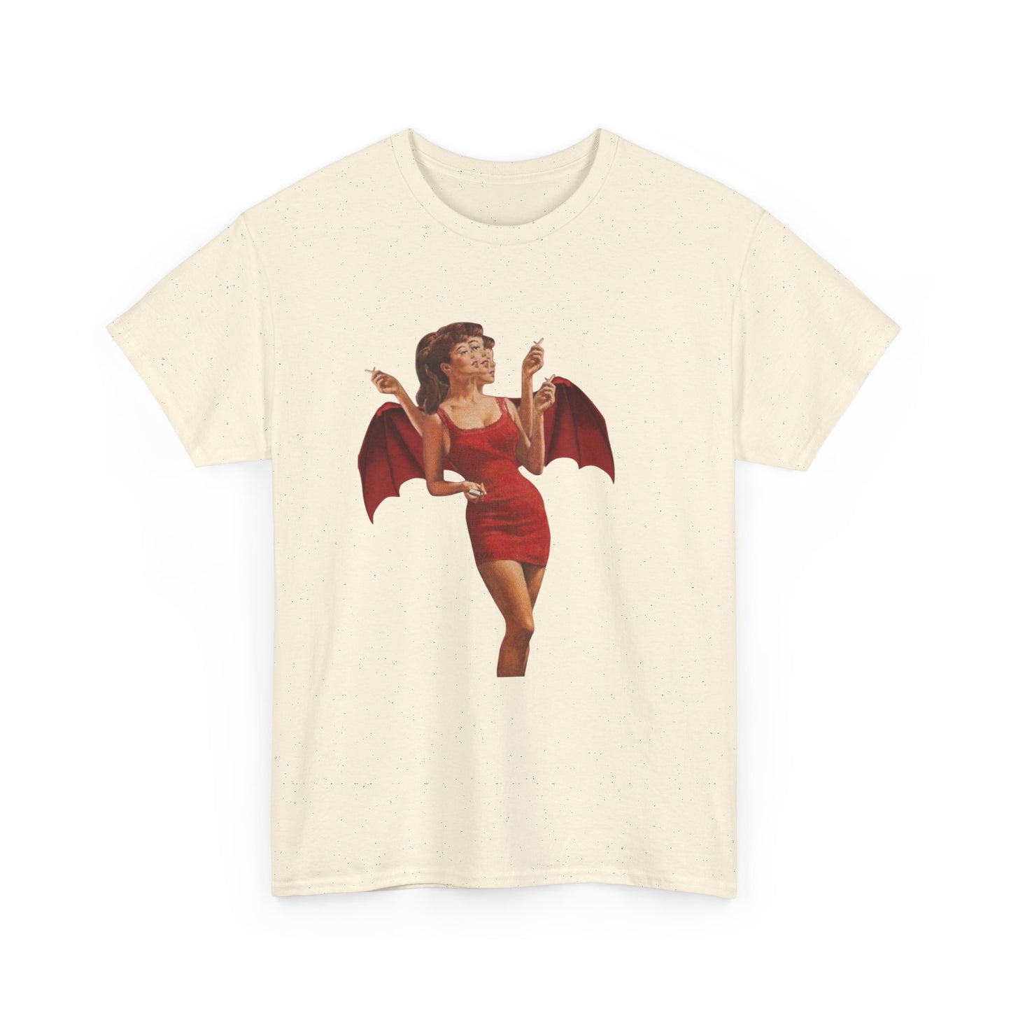 She Devil Vintage Graphic T-Shirt Women's Heavy Comfy Cotton Tee