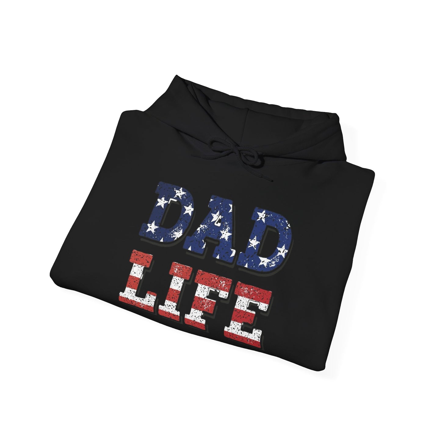 Dad Life USA Graphic Hoodie Men's Heavy Blend™ Hooded Sweatshirt