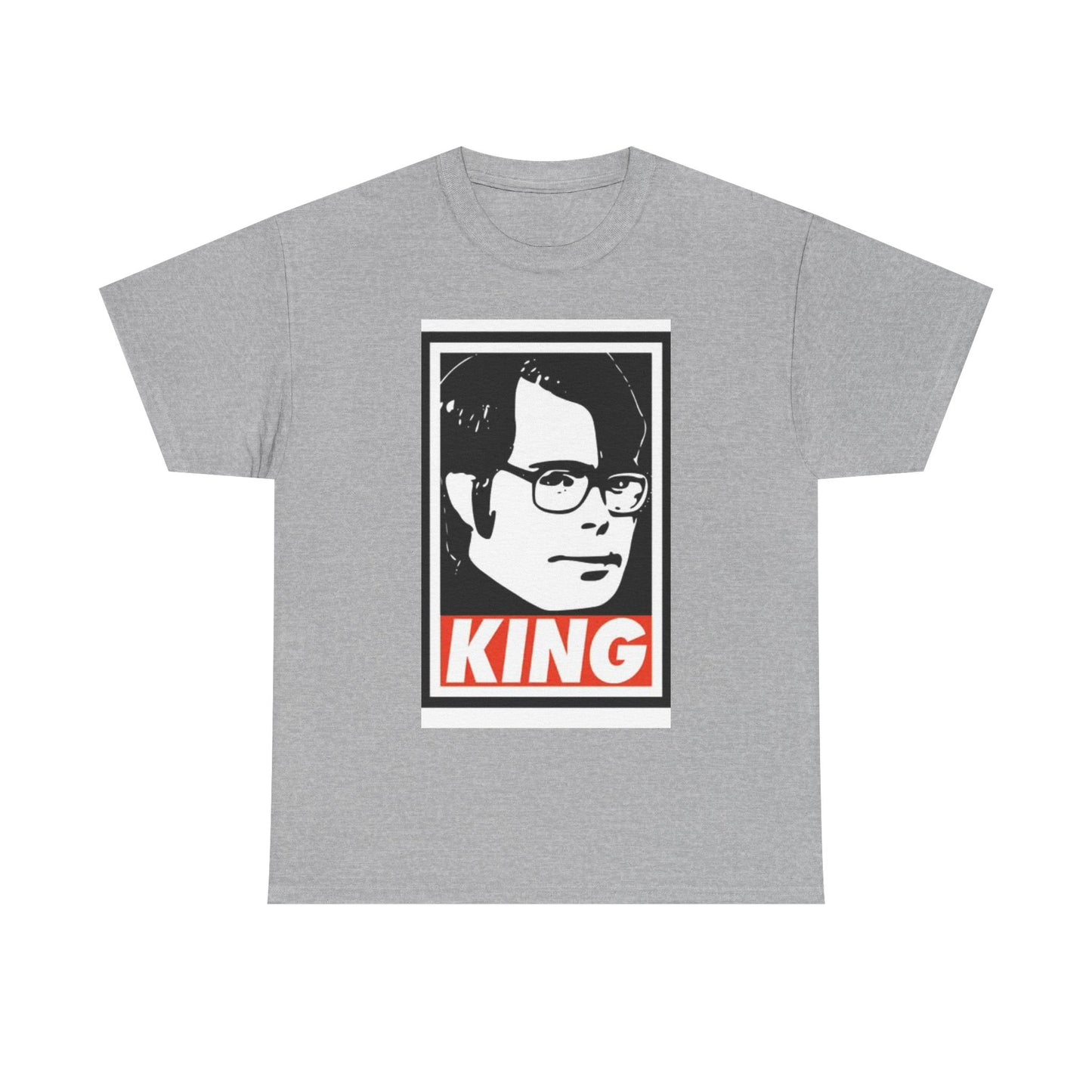Stephen King Shirt Retro Poster Horror Funny Gift Scary Unisex Heavy Cotton Tee