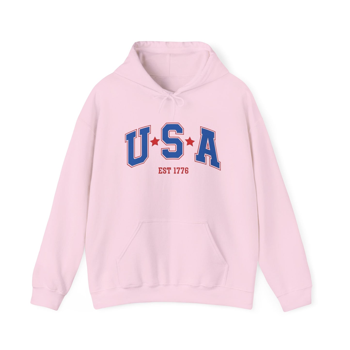 USA American Flag 1776 Graphic Hoodie Heavy Blend™ NEW Sweatshirt