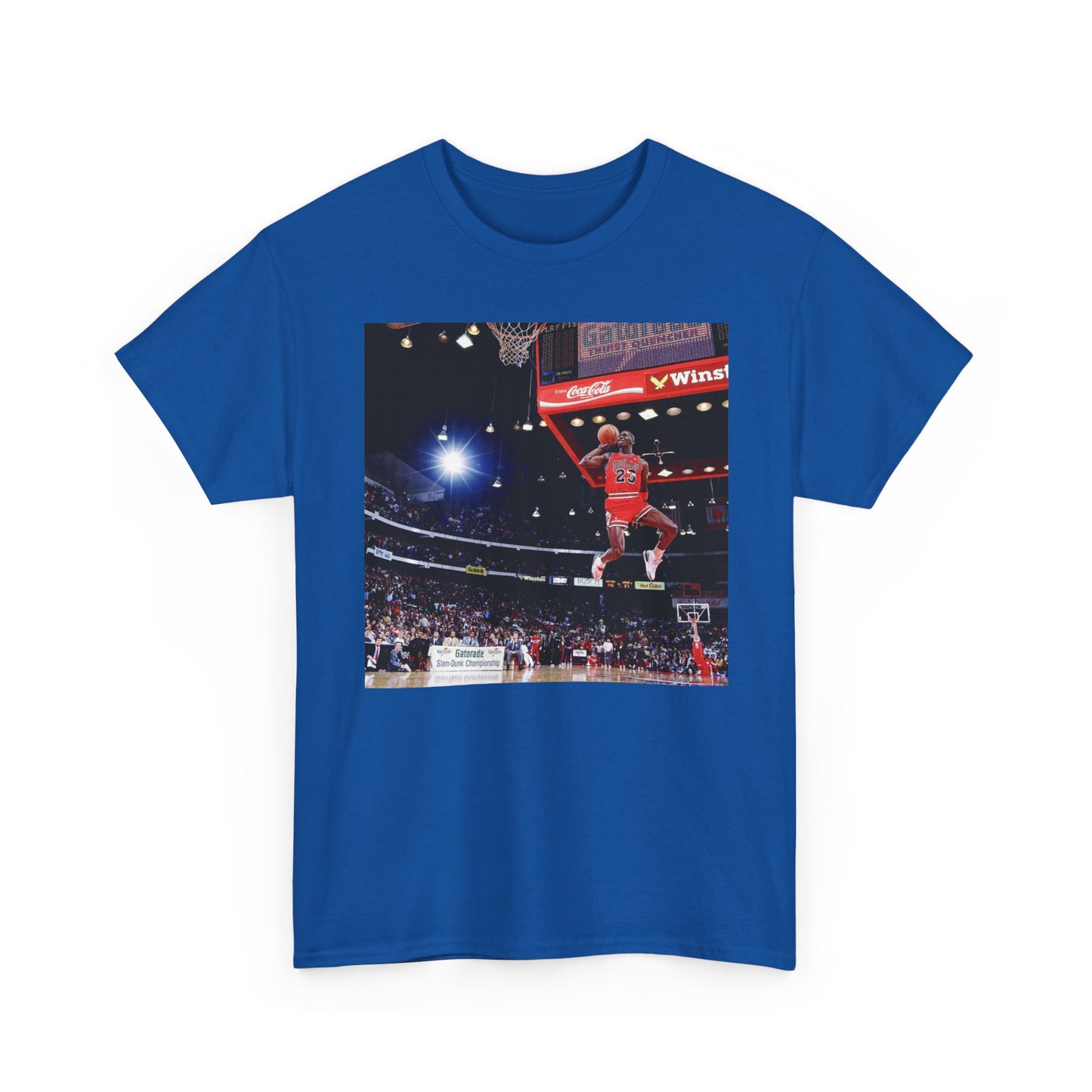 Michael Jordan Graphic T Shirt Retro Dunk Contest Unisex Heavy Cotton Tee